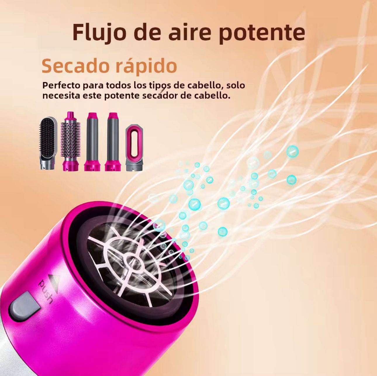 CEPILLO PARA CABELLO 5 EN 1